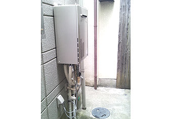 ガス給湯器交換工事　大阪府岸和田市　RUF-E1610SAW-set