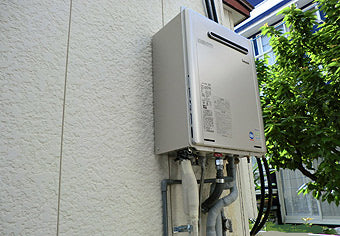 ガス給湯器交換工事　長崎県西彼杵郡　RUF-E2400AW-set