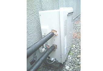 ガス給湯器交換工事　静岡県藤枝市　RFS-A2003SA-set