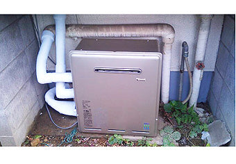 ガス給湯器交換工事　茨城県北茨城市 RUF-E2004AG-set