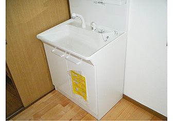 洗面化粧台交換工事　福岡県古賀市 LDPA075BAGEN1H+LMPA075B1GFC1G　