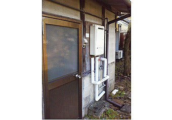 ガス給湯器交換工事　岡山県備前市 GQ-2037WS