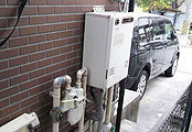 ガス給湯器交換工事　愛知県岡崎市　GT-2050SAWXBL-set - Before