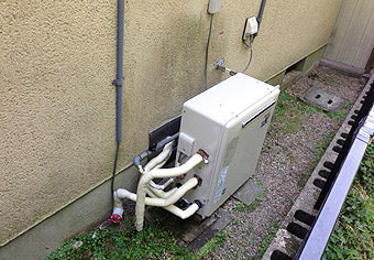 ガス給湯器交換工事　奈良県奈良市　RUF-A2400SAG-A-set