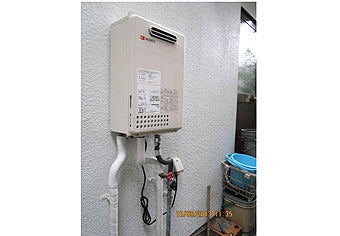 ガス給湯器交換工事　和歌山県橋本市 GQ-1637WS