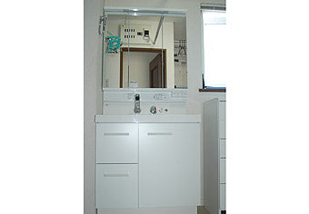 洗面化粧台交換工事　北海道函館市 AR1H-755SYN+MAJX1-753TZJU-set