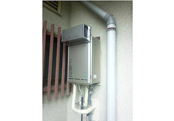 ガス給湯器交換工事　奈良県御所市 RUX-E2400W-set
