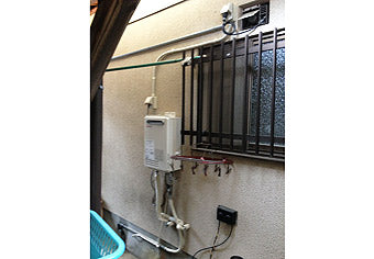ガス給湯器交換工事　京都府京都市　GQ-2437WS-set