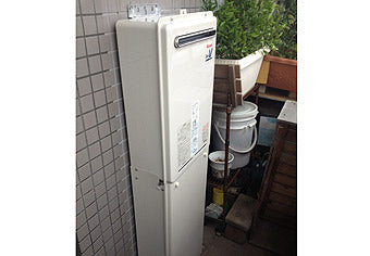 給湯器交換え工事　静岡県浜松市　RUJ-V2401W(A)