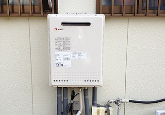 ガス給湯器交換工事　愛知県蒲郡市　GT-2050SAWXBL