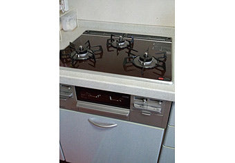 ビルトインガスコンロ交換工事　東京都港区　RS31W13K10R-V(L/R) - After
