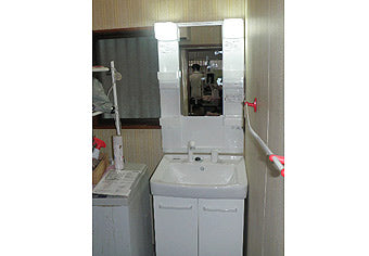 洗面化粧台交換工事　東京都西東京市　PTVN-605S+MPTX1-601YF