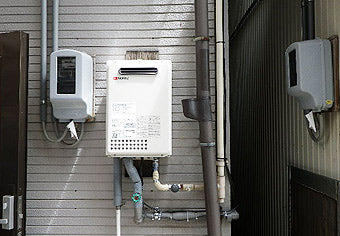 ガス給湯器交換工事　愛知県一宮市　GQ-2037WS-set