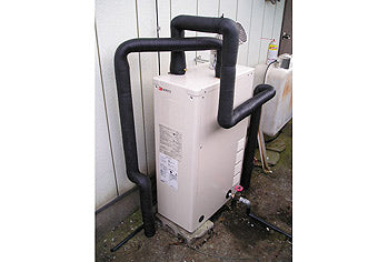 石油給湯器交換工事　茨城県筑西市　OX-307FV