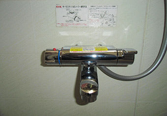混合水栓交換工事　東京都台東区　SF-HB451SYX他