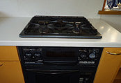 ビルトインガスコン交換工事　愛知県知多郡　RHS71W10G7V-S（L/R） - Before