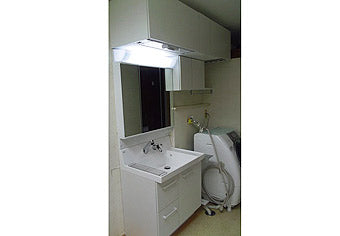 洗面化粧台交換工事　山形県鶴岡市　AR1H-755SYN+MAR1-753TXU-set - After