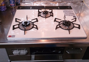 ビルトインコンロ交換工事　埼玉県川越市　RS31W12K15R-SL