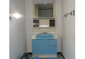 洗面化粧台交換工事　東京都小金井市　LMWA075A3GGC1G+LDSWA075CBXSW2B - Before