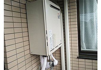 ガス給湯器交換工事　神奈川県相模原市　RUF-A2003AW(A)-set