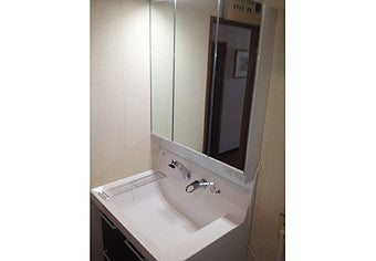 洗面化粧台交換工事　和歌山県和歌山市　AR1H-755SY-G+MAR1-753TXJU