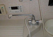 混合水栓蛇口交換工事　東京都町田市　BF-B646TSD(300)-A100 - Before