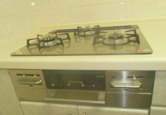 ビルトインコンロ交換工事　神奈川県川崎市　RS31W11G15R-S(L/R) - After