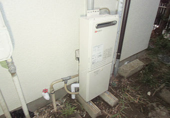 ガス給湯器交換工事　神奈川県横浜市　GQ-2437WS-set