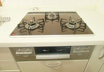 ビルトインガスコンロ交換工事　東京都多摩市　RS31W13K10R-V(L/R)