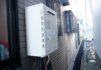 ガス給湯器交換工事　埼玉県川越市　GT-2050AWXBL-set