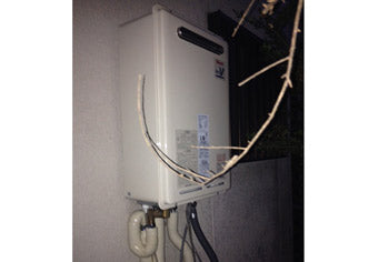 給湯器交換工事　滋賀県大津市　RUJ-V1611W(A)