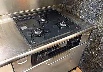 ビルトインガスコンロ交換工事　石川県金沢市　C3GK2RSQ1R