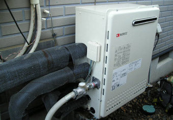 ガス給湯器交換工事　茨城県取手市　GT-2450SARXBL