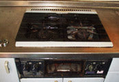 ビルトインコンロ交換工事　福島県福島市　RS31W11G14R-S(L/R) - Before