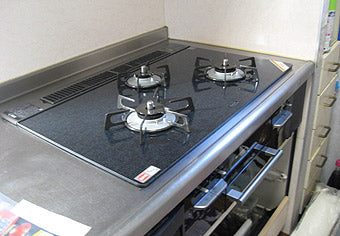 ビルトインコンロ交換工事　東京都墨田区　RS71W11G13R-B(L/R)