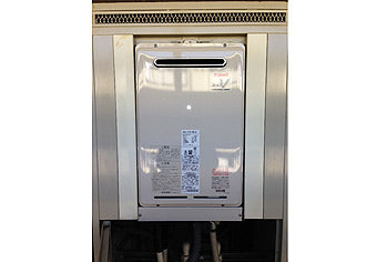 ガス給湯器交換工事　東京都東村山市　RUJ-V1611W(A)