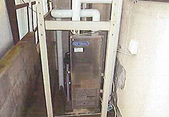 石油給湯器交換工事　山形県南陽市　KIB-4512SAG