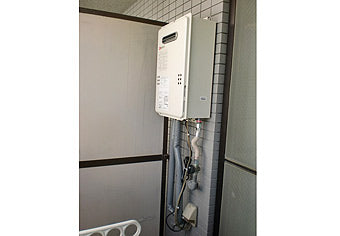 ガス給湯器交換工事　大阪府東大阪市　GQ-1639WS-set