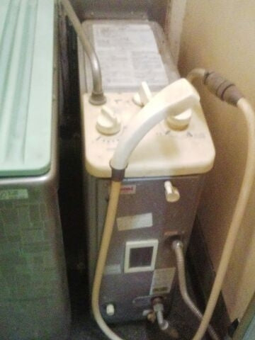 ガス風呂がま交換工事（排気トップ交換え/可とう管交換共）　千葉県松戸市　RBF-A60SN-set - Before