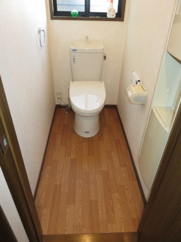トイレ・止水栓交換工事（トイレ床張替え工事含む）　栃木県真岡市　GBC-Z10SU-GDT-Z180U - After