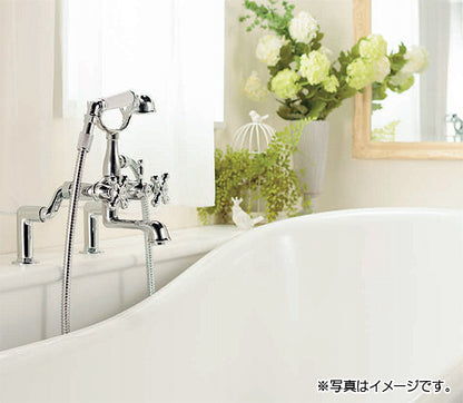 浴室用蛇口 ANTIRA[壁][[浴槽・洗い場兼用][2ハンドルシャワーバス混合水栓][スパウト90mm][一般地]