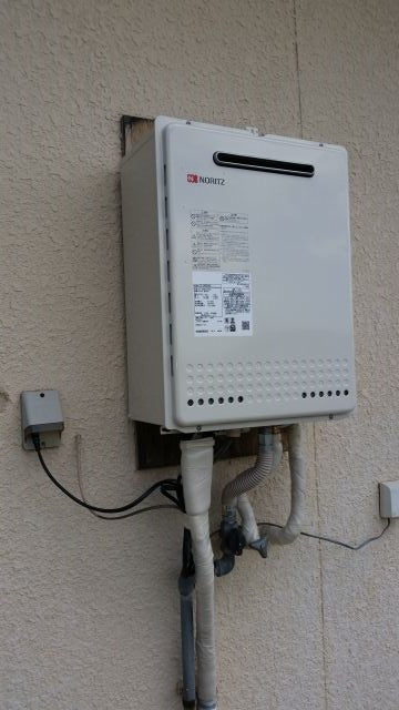 ガス給湯器 蛇口交換工事　大阪府羽曳野市　GT-2460SAWX-BL-set-13A