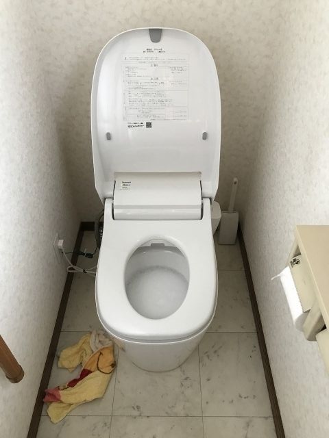 トイレ交換工事　東京都町田市　XCH1401WS