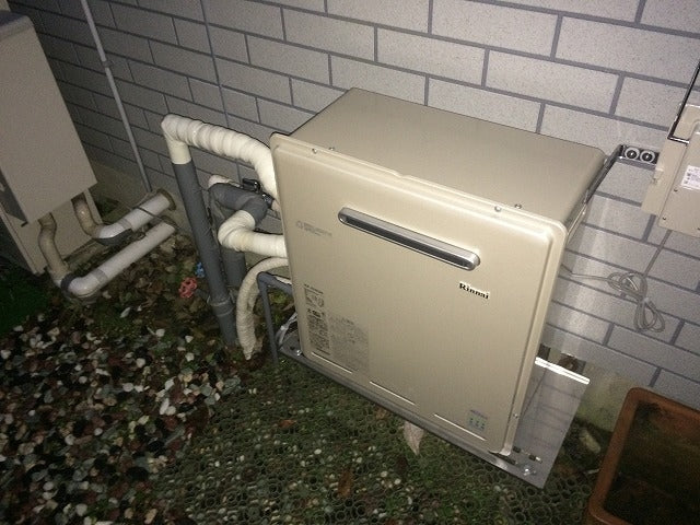 給湯器・L型アングル・ガス配管交換工事　宮城県仙台市太白区　RUF-E2405AG - After