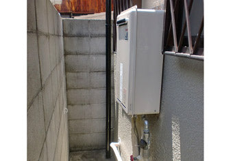 ガス給湯器交換工事　大阪府大阪市　RUJ-V1611W(A) - Before