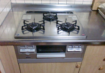 ビルトインコンロ交換工事　大阪府富田林市　C3WK3RJTSKSG（L/R）