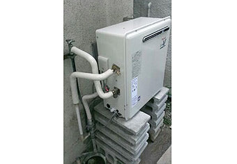ガス給湯器交換工事　大阪府貝塚市　RFS-A1610SA-set