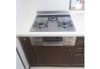 ビルトインガスコンロ交換工事　福岡県福岡市　RS31W11G14R-S(L/R)