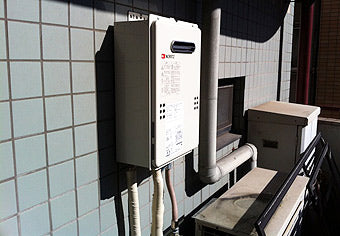 ガス給湯器交換工事　東京都江東区　GQ-1639WS
