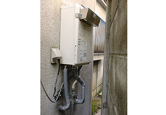 ガス給湯器交換工事　兵庫県伊丹市　GQ-1639WS-set